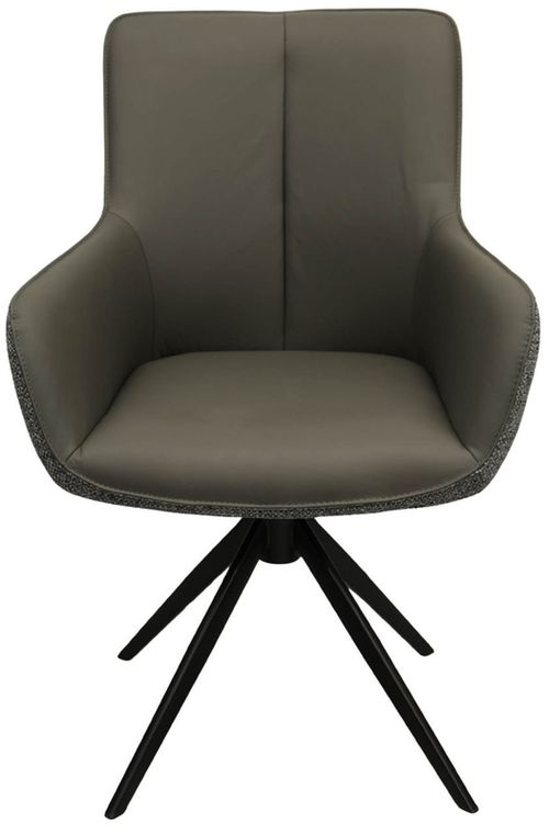 cumpără Scaun Deco Queen stofa + piele Grey în Chișinău 