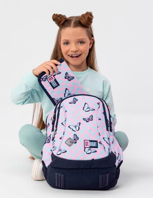 cumpără Rucsac pentru copii St.RIGHT 52914 Chess Butterflies 39x27x17cm în Chișinău 