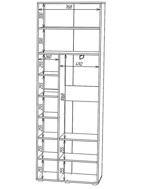 cumpără Dulap Nex Home A007 cu usi batante 800x420x2300mm, Antracite în Chișinău 