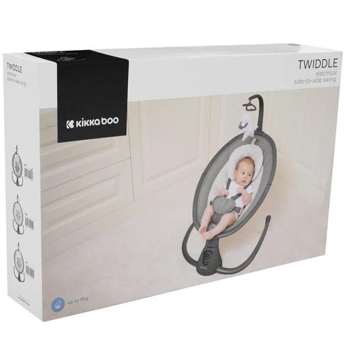 cumpără Leagăn pentru bebeluși Kikka Boo Twiddle Grey 2024 (3800171209069) în Chișinău 