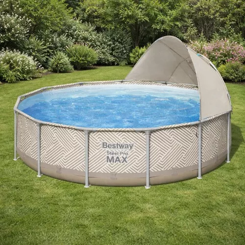 купить Бассейн каркасный Bestway 561FYBW Steel Pro Max 396х107cm, 11133L, cadru metalic в Кишинёве 