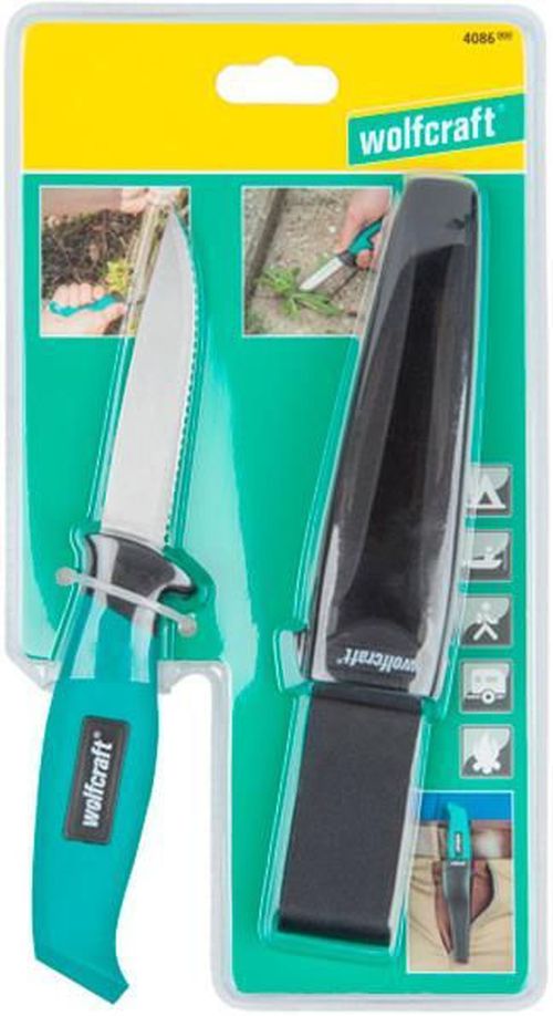 cumpără Cuțit turistic Wolfcraft Cutit outdoor cu lama neteda si teaca 4086000 în Chișinău 