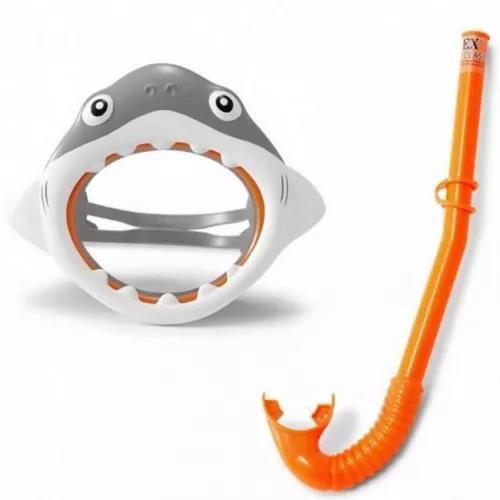 cumpără Accesoriu pentru înot Intex 55944 Set Masca cu Tub SHARK FUN, 3-8 ani în Chișinău 
