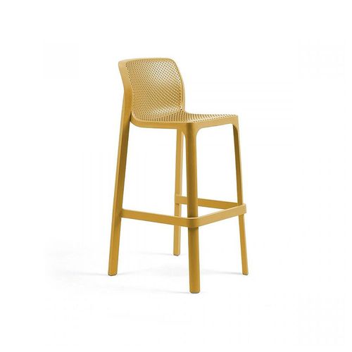 cumpără Scaun de bar Nardi NET STOOL SENAPE 40355.56.000 (Scaun de bar pentru gradina exterior terasa) în Chișinău 