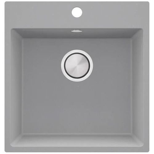 cumpără Chiuvetă bucătărie Primagran Riga 50 Grey + accesorii 500x480 MY5KS în Chișinău 