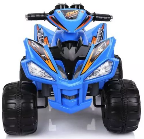 cumpără Mașină electrică pentru copii Chipolino ELBCR0212BL ATV 12V Cross blue în Chișinău 
