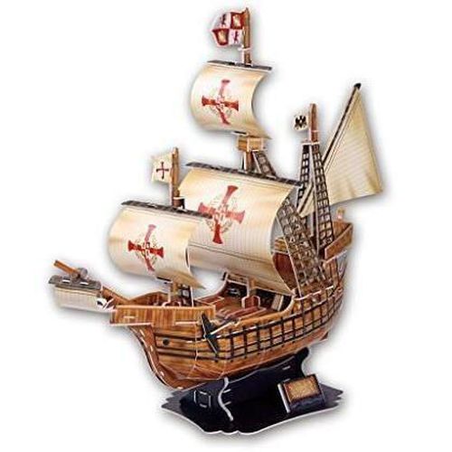 cumpără Set de construcție Cubik Fun T4008h 3D Puzzle Santa Maria schooner în Chișinău 