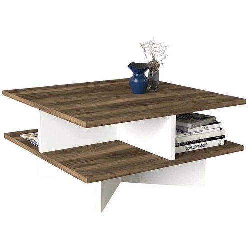 cumpără Măsuţă cafea Trendy Hamton, NucAlb, 60x31x60cm în Chișinău 