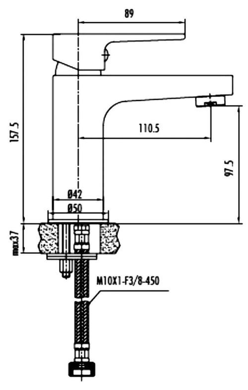 cumpără Baterie lavoar Creavit Sharp Lavoar SR1500 în Chișinău 