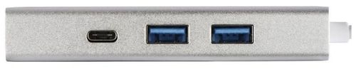 купить Переходник для IT Hama 135757 USB 3.1 Type-C Hub 1:3, 2 x USB-A, USB-C, LAN в Кишинёве 