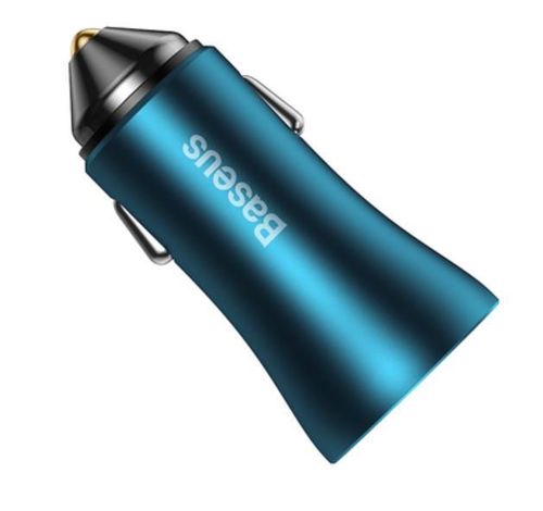 купить Зарядное устройство для автомобиля Baseus CGJM000103 Blue в Кишинёве 