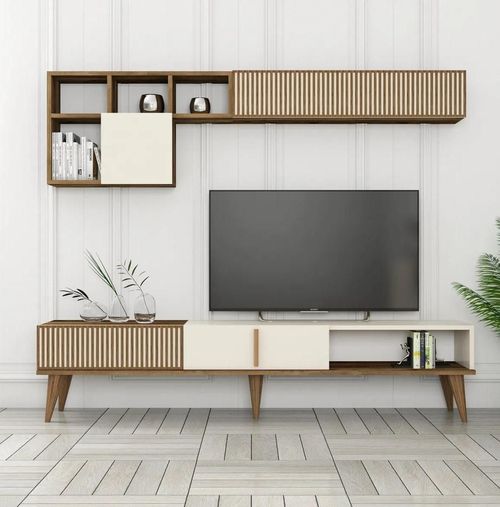 купить Стенка Trendy Milan TV, Nuc, Crem в Кишинёве 