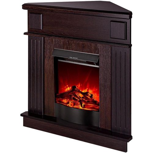 cumpără Șemineu electric ArtFlame Marina de colt & Corsica, 1000x1000x500mm, Wenge în Chișinău 