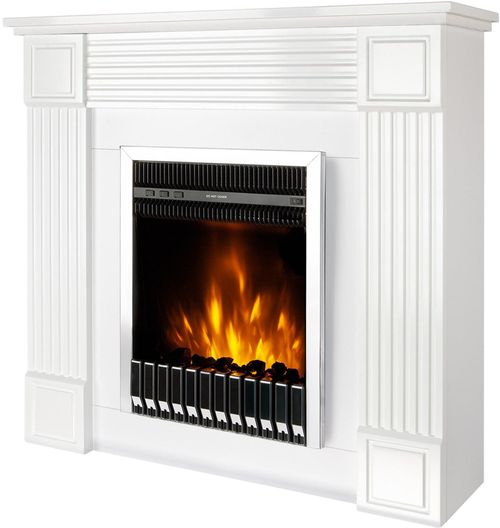 купить Камин электрический ArtFlame Nexor & Gala Silver, 950x1000x270mm, Alb в Кишинёве 