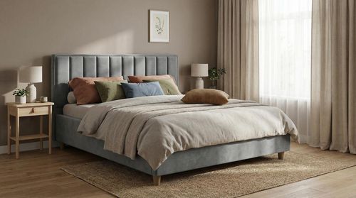 cumpără Pat Relaxe Home 024045 Monaco (180x200), London 15, Grey în Chișinău 