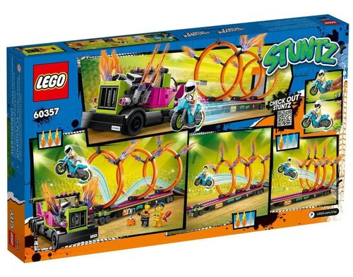 купить Конструктор Lego 60357 Stunt Truck & Ring of Fire Challenge в Кишинёве 