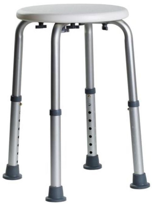 купить Сиденье для ванной и душа Bisk 07705 Scaun rotund PRO alb в Кишинёве 