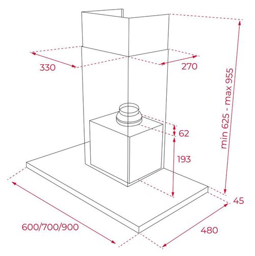 купить Вытяжка Teka DSH 986 в Кишинёве 