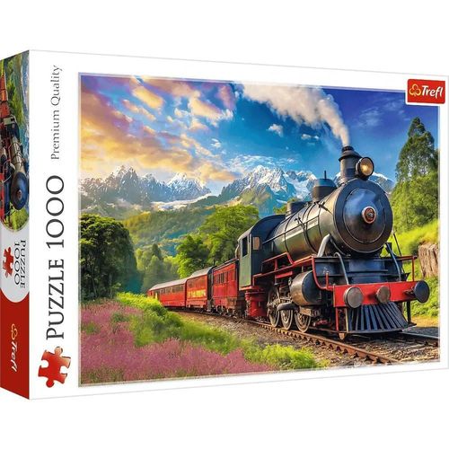 купить Пазл Trefl 10929 Puzzle 1000. Călătorie cu trenul в Кишинёве 