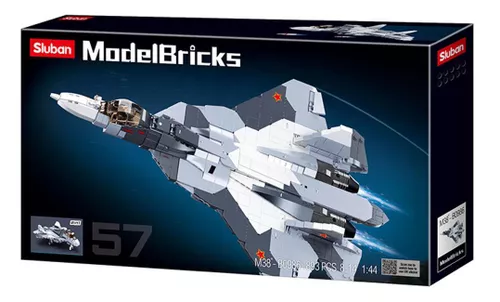 купить Конструктор Sluban B0986 Model Bricks Su-57 Fighter 2in1 в Кишинёве 