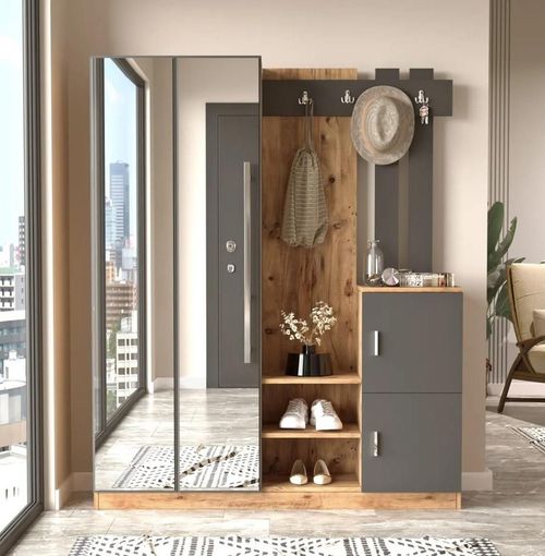 cumpără Mobilă pentru antreu Trendy DD8-AA, 147x179x37cm (GTR001399) în Chișinău 