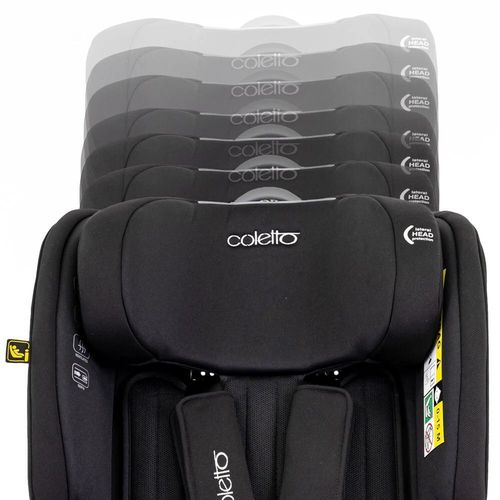 cumpără Scaun auto Coletto Scaun auto 40-150cm (0-36kg) rotativ 360 Ivo Black în Chișinău 