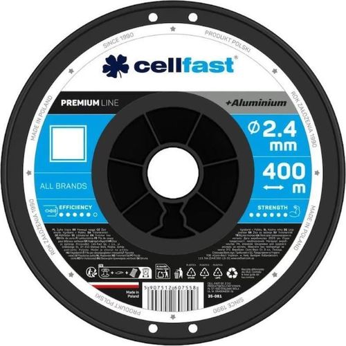 купить Леска для триммера Cellfast 35081 patrata PREMIUM d 2.4 mm (400 m) в Кишинёве 