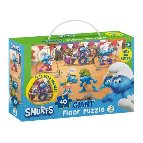 купить Головоломка Dodo 200619 Puzzle mare de podea, The Smurfs - Muzica cântă, 40 elem. в Кишинёве 