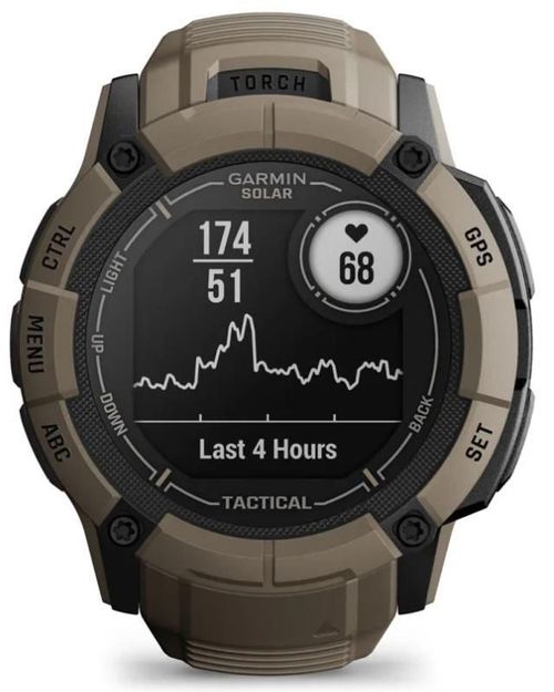 купить Смарт часы Garmin Instinct 2X Solar Tactical Edition Coyote Tan (010-02805-02) в Кишинёве 