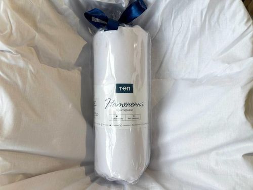 купить Домашний текстиль Relaxe Home Простынь Inspiratie 160x200 см Optical White в Кишинёве 