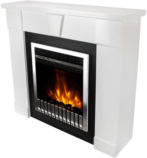 купить Камин электрический ArtFlame Elyon & Gala Silver, 950x1000x270mm, Alb в Кишинёве 