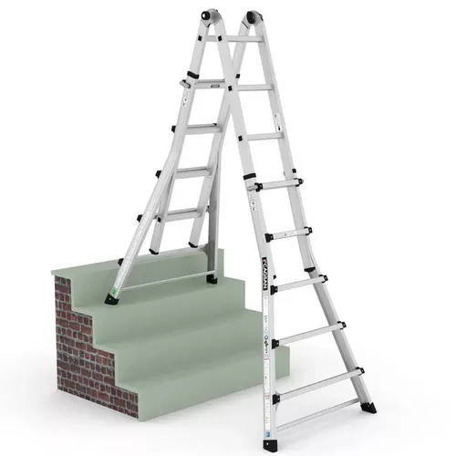 cumpără Scară Cagsan CK490 Scara dubla pliantă 4x5 trepte, H=1.46mm, max.150kg în Chișinău 