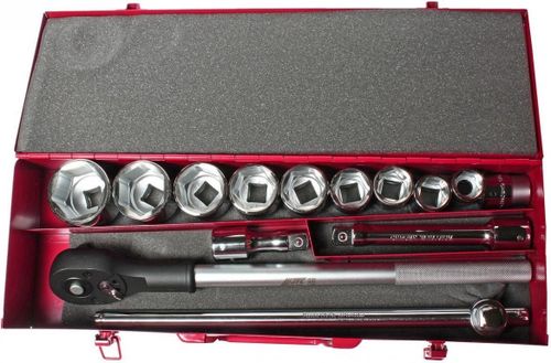 cumpără Set de unelte de mână JTC JTC-H615M набор 3/4" торцевых головок 6 гран. 22-50мм прин. 15 предм. în Chișinău 