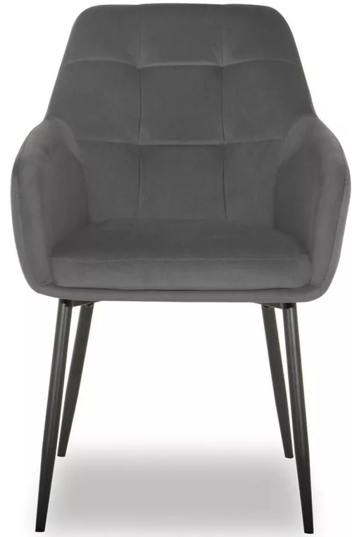 купить Стул Interdepo UGO new, Dark grey velvet в Кишинёве 