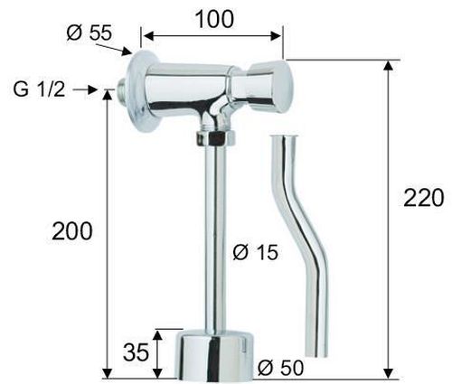 cumpără Pisoar Remer TE855 TEMPOR PRESS vas urinal în Chișinău 