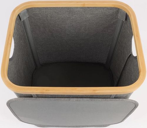 cumpără Coș pentru rufe Jumi CD-306912 Cos pentru rufe, capacitate 80L, Gri în Chișinău 