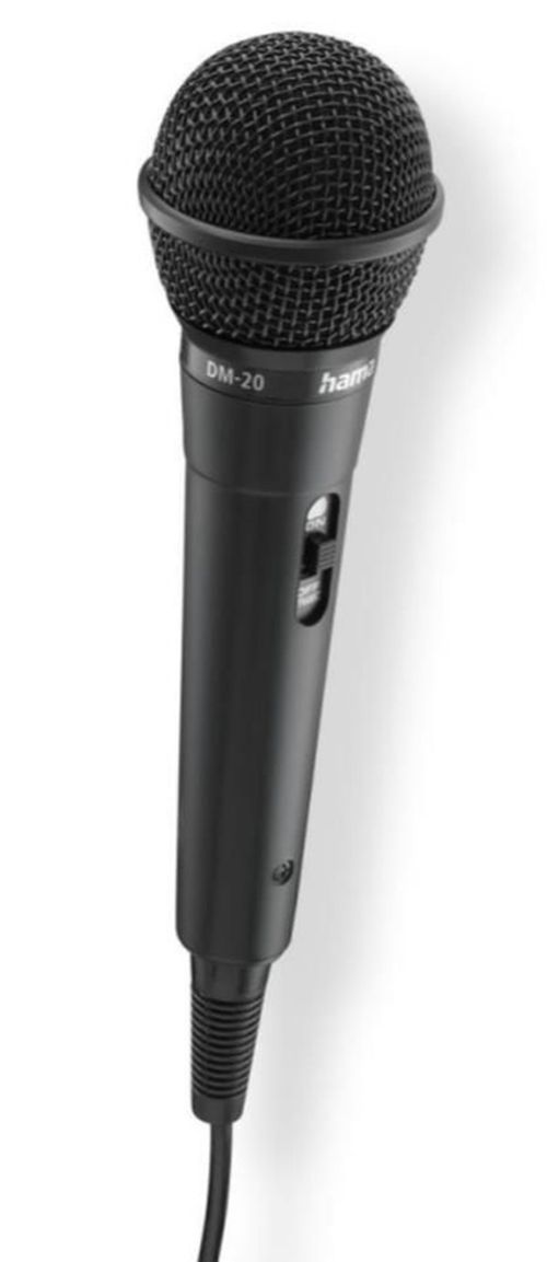 купить Микрофон Hama 46000 “Party” Dynamic Microphone, Jack 2.5m+Adapter On/Off в Кишинёве 