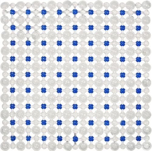 cumpără Covoraș de baie Bisk 05197 antiderapant, 45x45, albastru, SIMPLY în Chișinău 