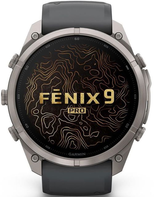 cumpără Ceas inteligent Garmin Fenix 9 Pro, 51mm, Ti w/Gpt/Blk bnd (010-04337-26) în Chișinău 