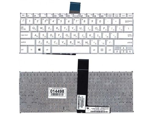 купить Keyboard Asus X200 F200 R202 w/o frame "ENTER"-small ENG/RU White в Кишинёве 