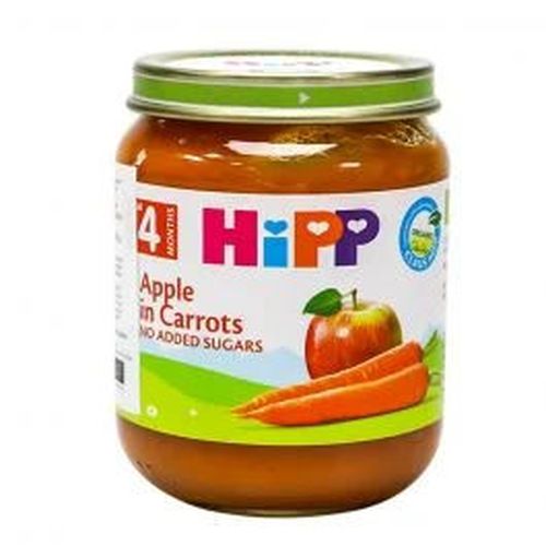 Piure HIPP Mere-morcov (4+ luni) 125 g 