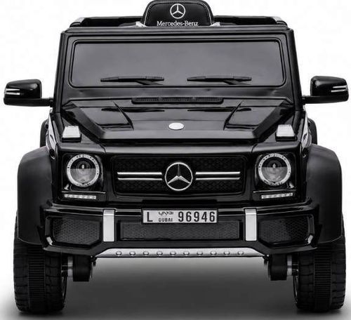 cumpără Mașină electrică pentru copii Kids car 8380036-6R_Black Mercedes-Benz G63 AMG 6×6, 12V10AH, scaune din piele în Chișinău 