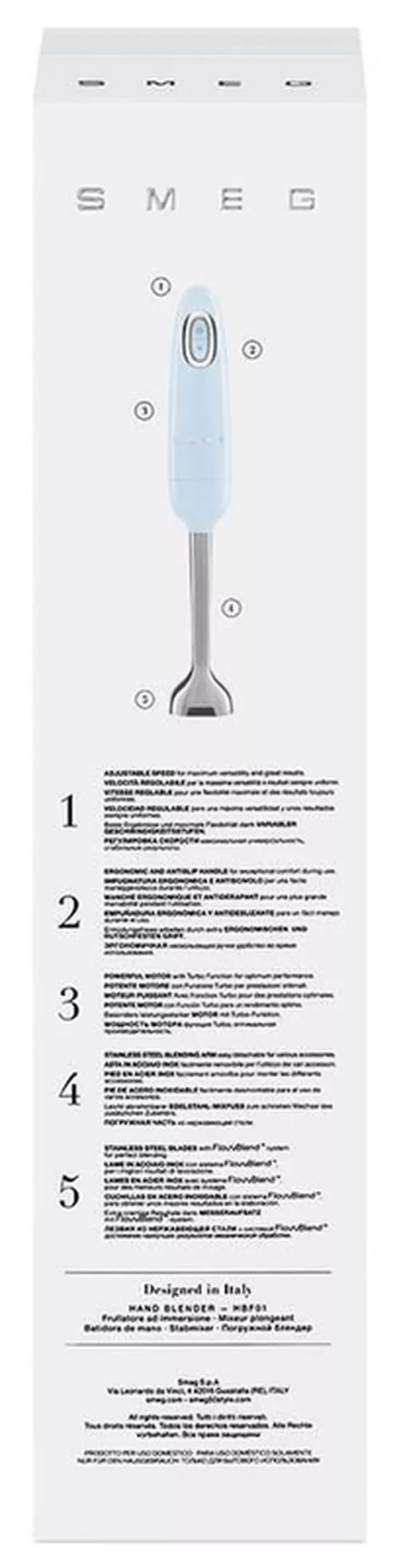 cumpără Blender de mână SMEG HBF01PBEU în Chișinău 