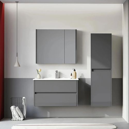 cumpără Dulap pentru lavoar Orka Arno 100 Grey în Chișinău 