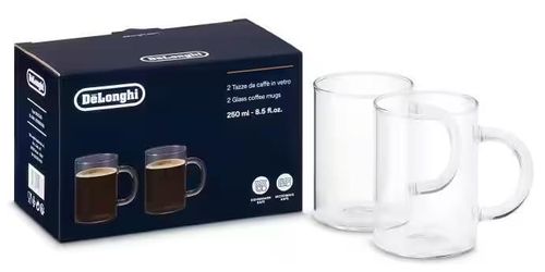 cumpără Pahar DeLonghi DLSC320 SET 2 Long coffee glasses 250ml în Chișinău 