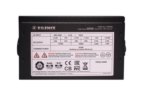 купить Блок питания для ПК Xilence XP600R6 (XN044), 600W, Performance C Series в Кишинёве 