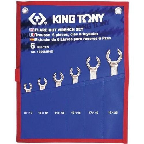 купить Ключ гаечный King Tony 1306MRN ключи разрезные 8-22мм 6 пр. (Tetron) в Кишинёве 