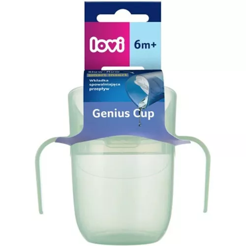 купить Поильник miscellaneous 35/368_greТренировочный поильник LOVI Genius 150 мл Pistachio в Кишинёве 