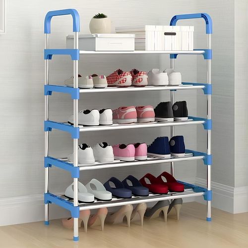 купить Полка для обуви 4Life Soleo Inox/Blue в Кишинёве 