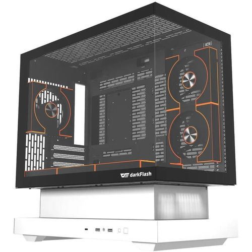 купить Корпус для ПК darkFlash FLOATRON F1, White в Кишинёве 